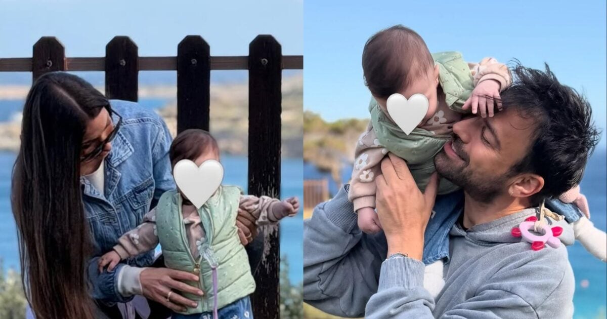 Αντρέας Γεωργίου – Σιμώνη Χριστοδούλου: Η κυριακάτικη έξοδος με την επτά μηνών κόρη τους