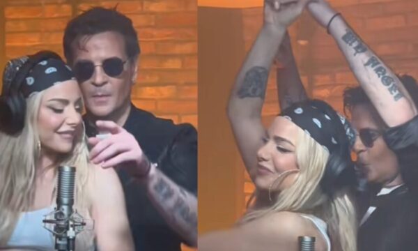 Ζόζεφιν και Νίνο σε αγκαλιά στο στούντιο – Το συγκινητικό βίντεο