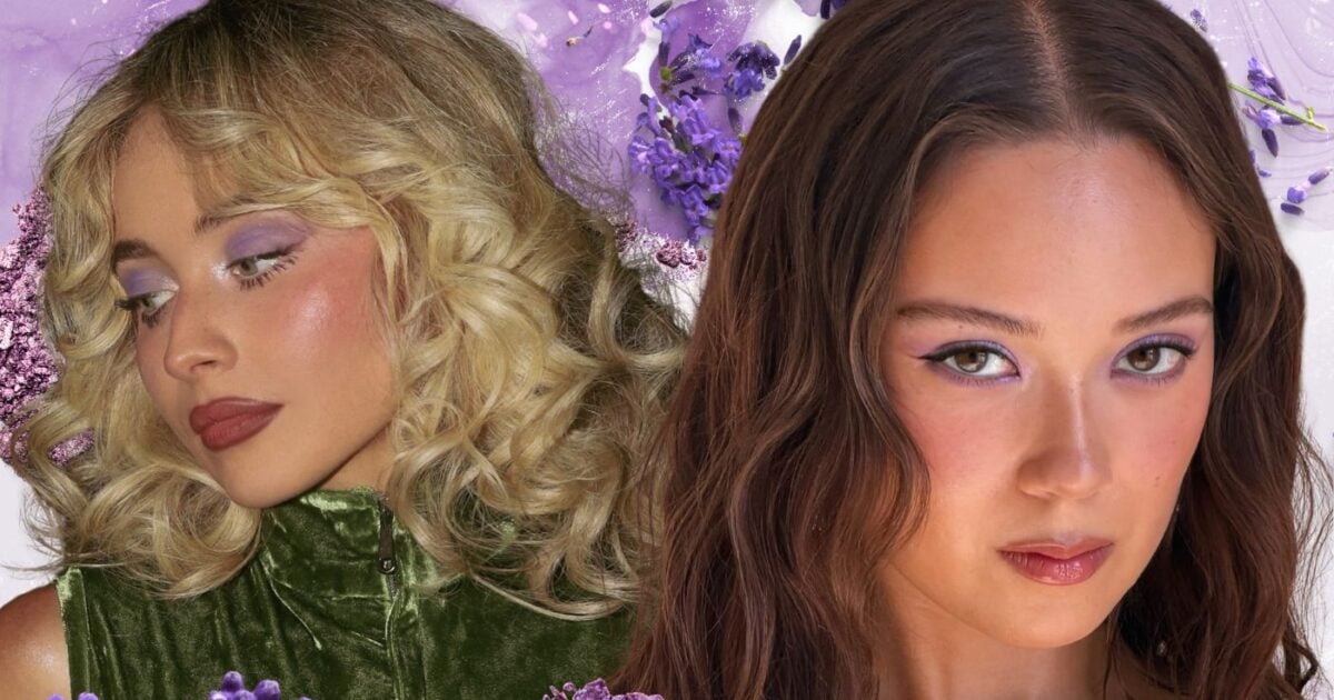 Lavender σκιά ματιών: Η απαλή απόχρωση που θα κυριαρχήσει στο νεσεσέρ σου αυτή την άνοιξη