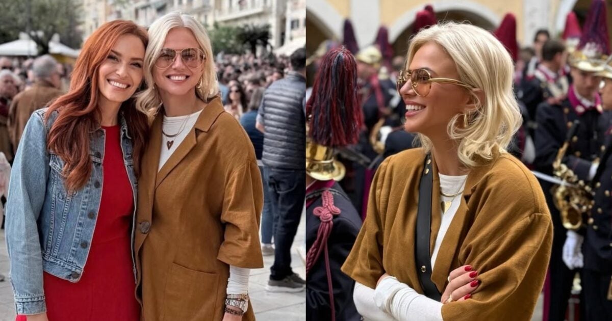 Σίσσυ Χρηστίδου – Χριστίνα Κοντοβά: Το πασχαλινό άλμπουμ φωτογραφιών από την Κέρκυρα με τα παιδιά τους