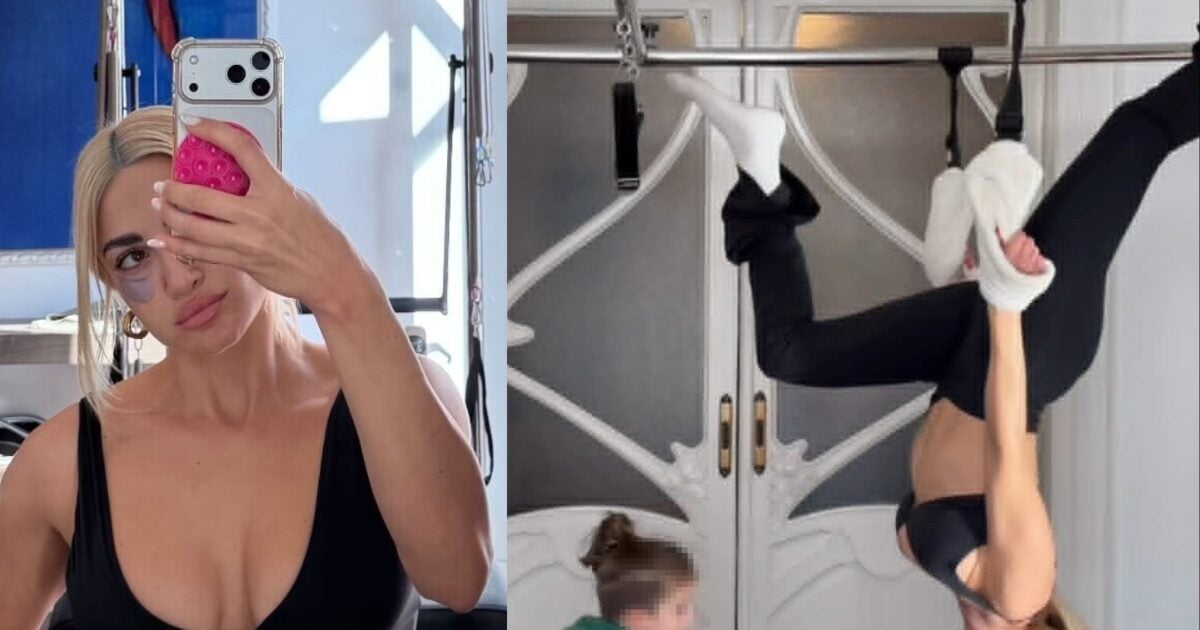 Ιωάννα Τούνη: Διδάσκει πιλάτες παρέα με τον γιο της – Δείτε το βίντεο