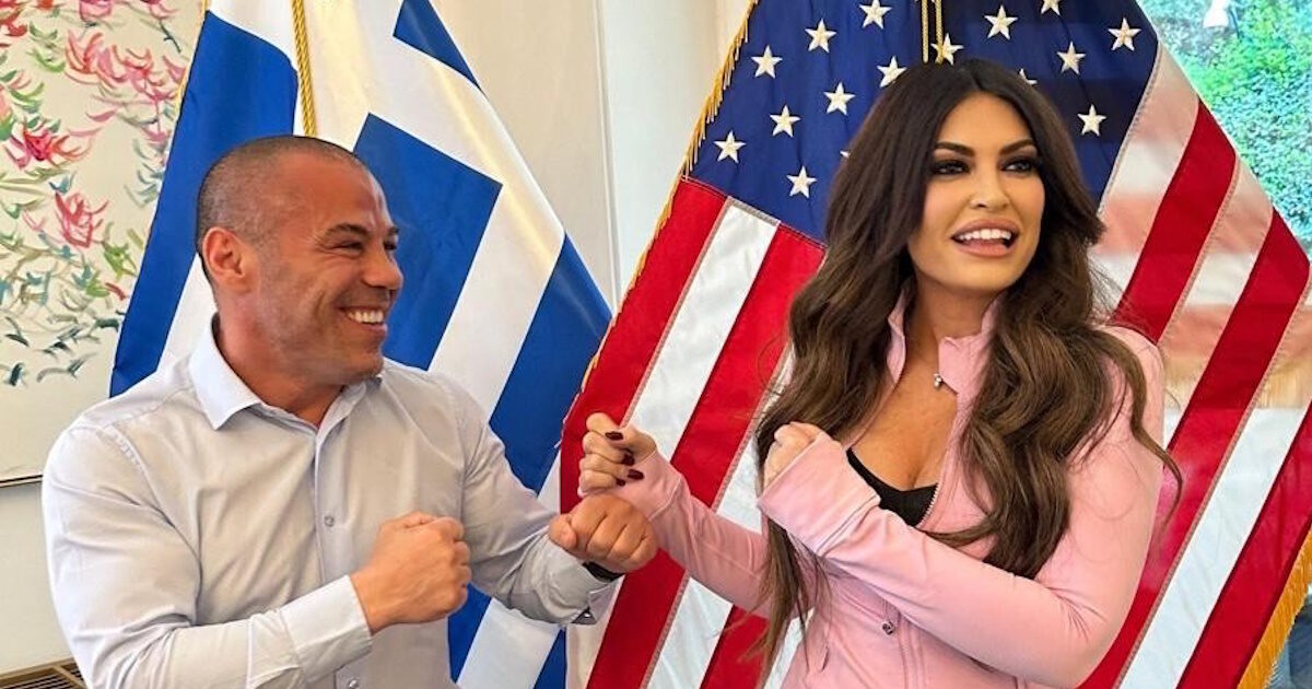 Μιχάλης Ζαμπίδης: Η επίσκεψη στην Αμερικανική Πρεσβεία – Οι εικόνες με την Κίμπερλι Γκίλφοϊλ