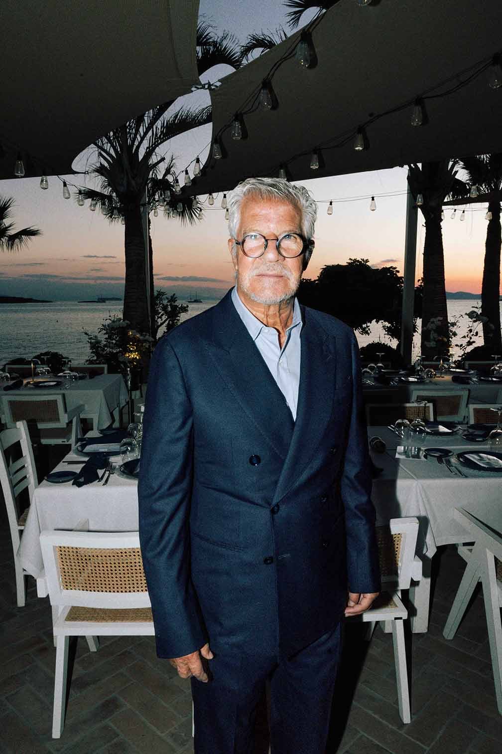 Ο Pantaleo Dell'Orco, Πρόεδρος του Ομίλου Armani και Creative Director όλων των ανδρικών σειρών.