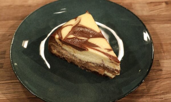 Σοκολατένιο-βανίλια cheesecake