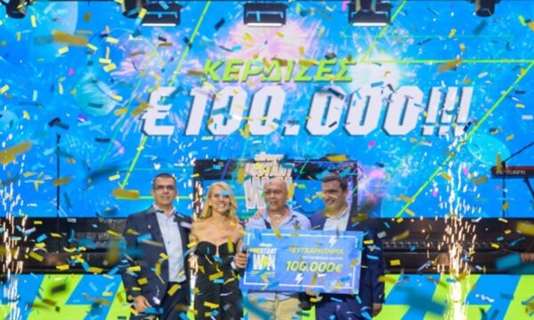 Η Allwyn φιλοξένησε το πιο καυτό πάρτι για τους νικητές του Instant Win – Απίθανες εκπλήξεις, γενναιόδωρα δώρα και ένας υπερτυχερός που κέρδισε 100.000 ευρώ