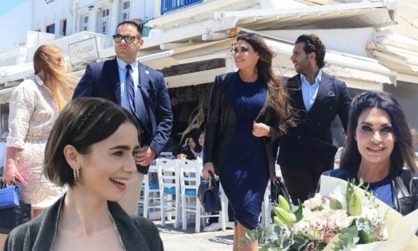 Κίμπερλι Γκίλφοιλ: Γιατί επισκέφθηκε τη Μύκονο και η συνάντηση με αστέρα του «Emily in Paris»