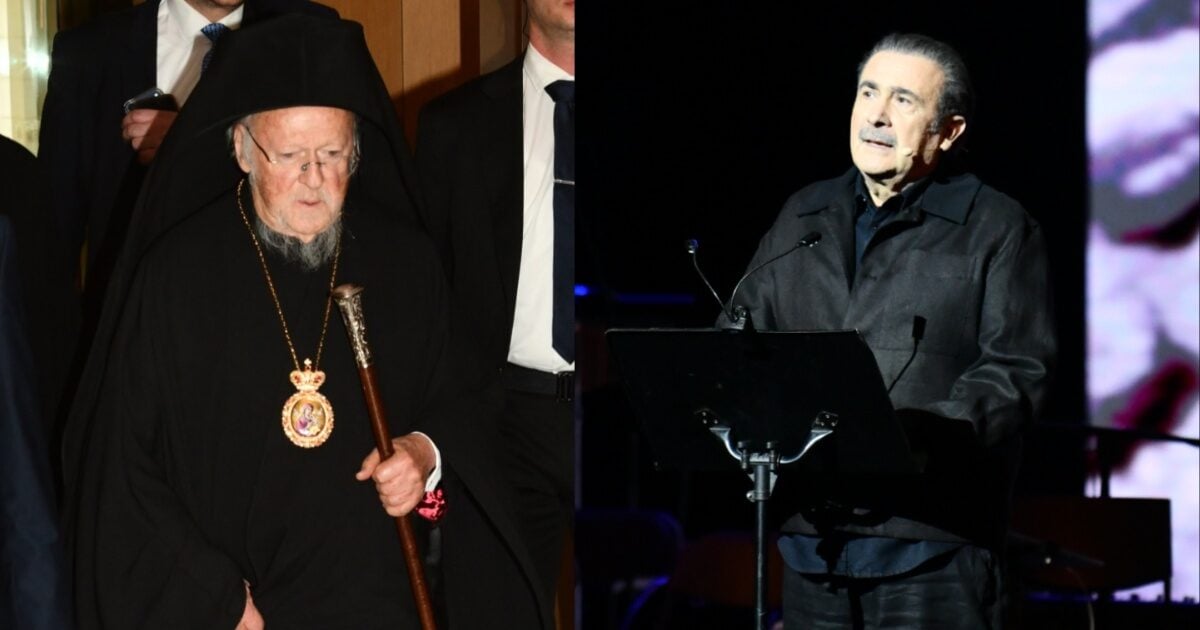 Πατριάρχης Βαρθολομαίος: Στο Θέατρο Παλλάς για τον Λάκη Λαζόπουλο