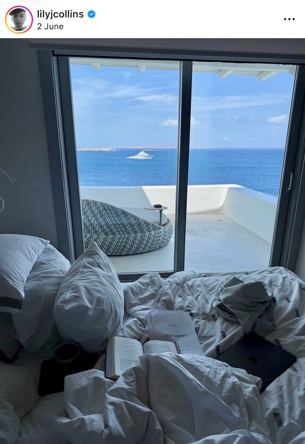 Lily Collins: Άρωμα Ελλάδας στο Instagram