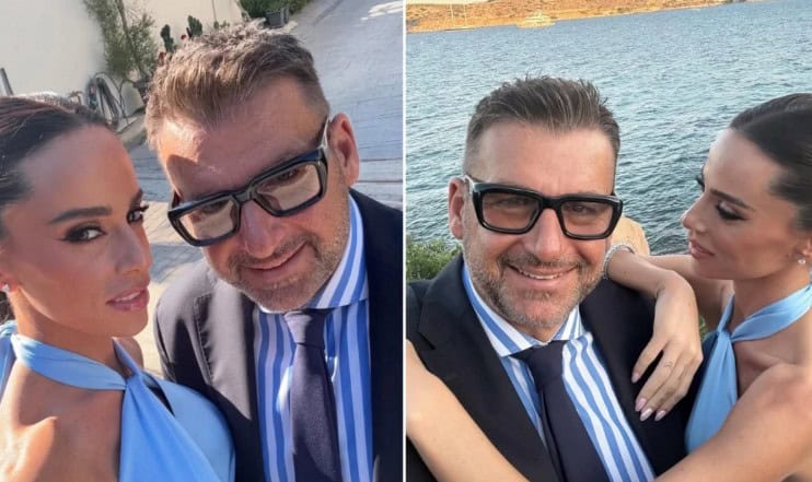 Ο Λιάγκας ως κουμπάρος: Ποιο ζευγάρι ένωσε; Λαμπερή παρουσία η Αντωνά δίπλα του