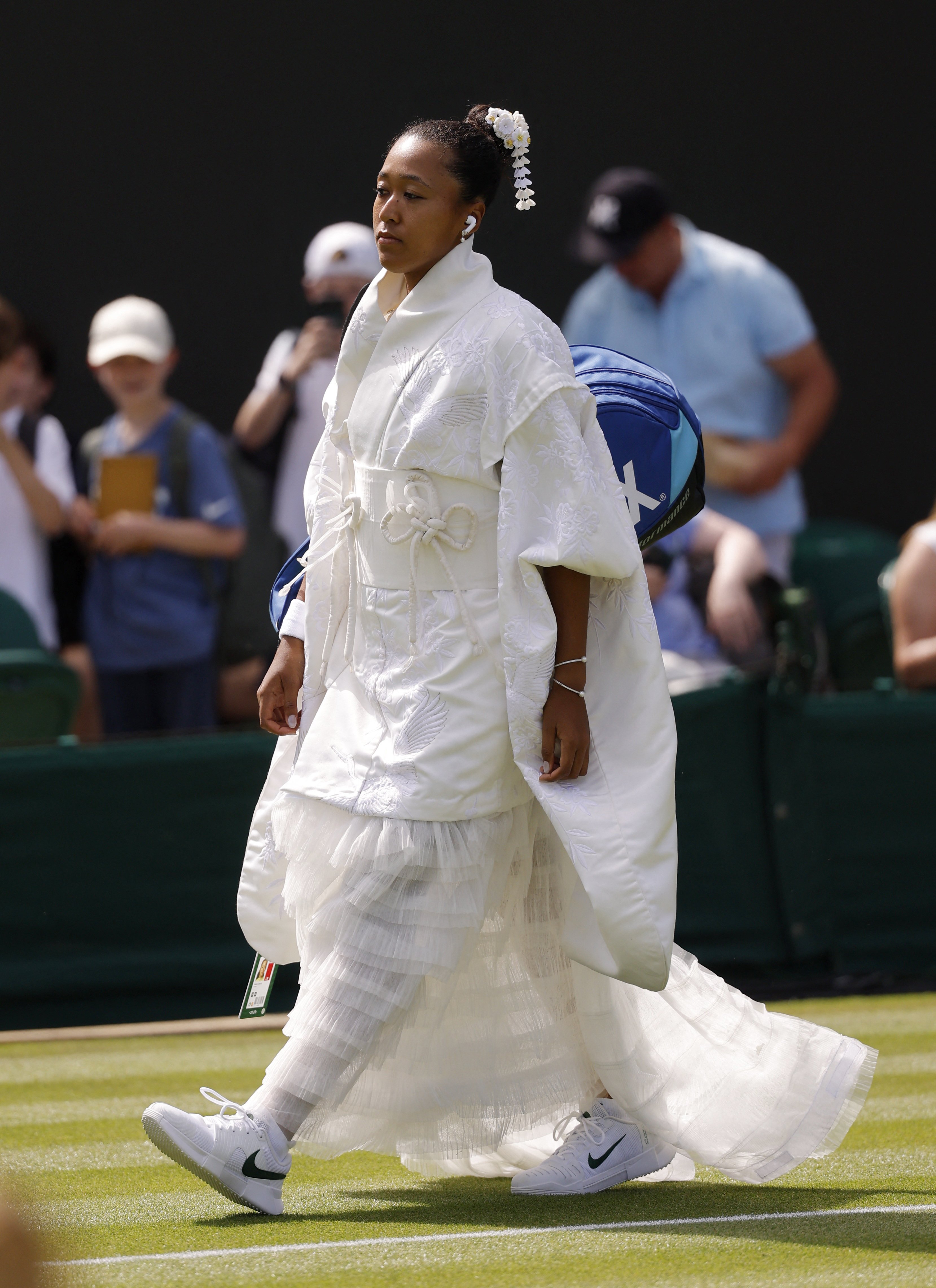 Naomi Osaka εμφανίστηκε στο Wimbledon με λευκό κιμονό εμπνευσμένο από το Kill Bill