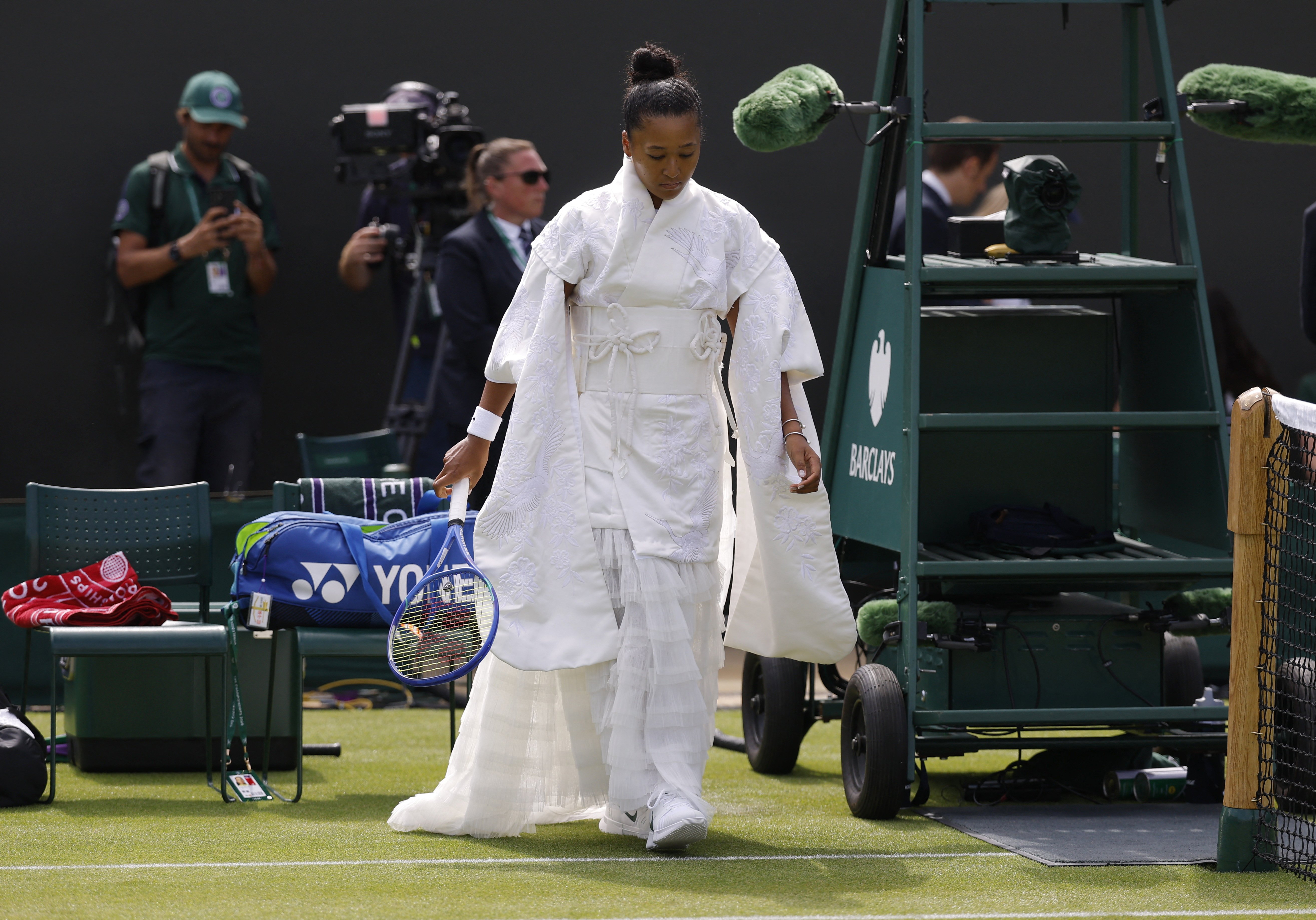 Naomi Osaka εμφανίστηκε στο Wimbledon με λευκό κιμονό εμπνευσμένο από το Kill Bill