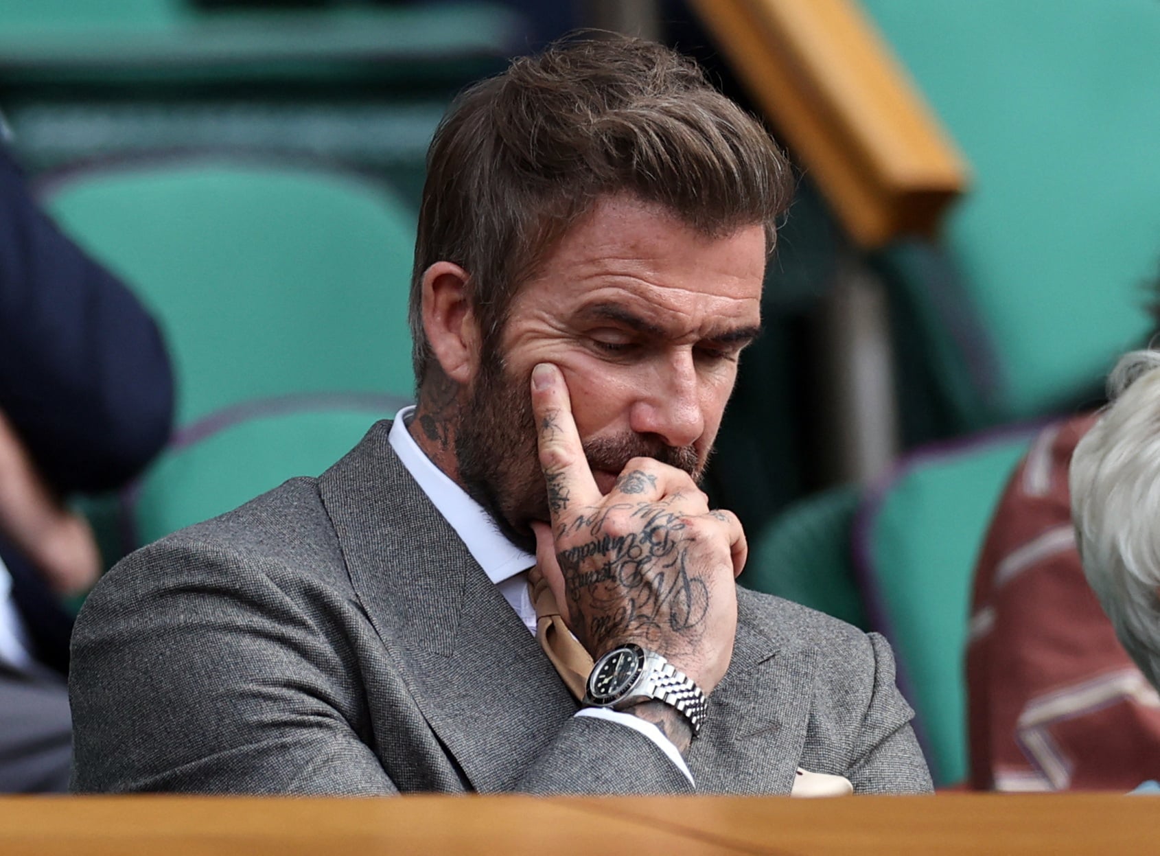 David Beckham: Βρέθηκε με τη μητέρα του στο Βασιλικό Θεωρείο του Wimbledon