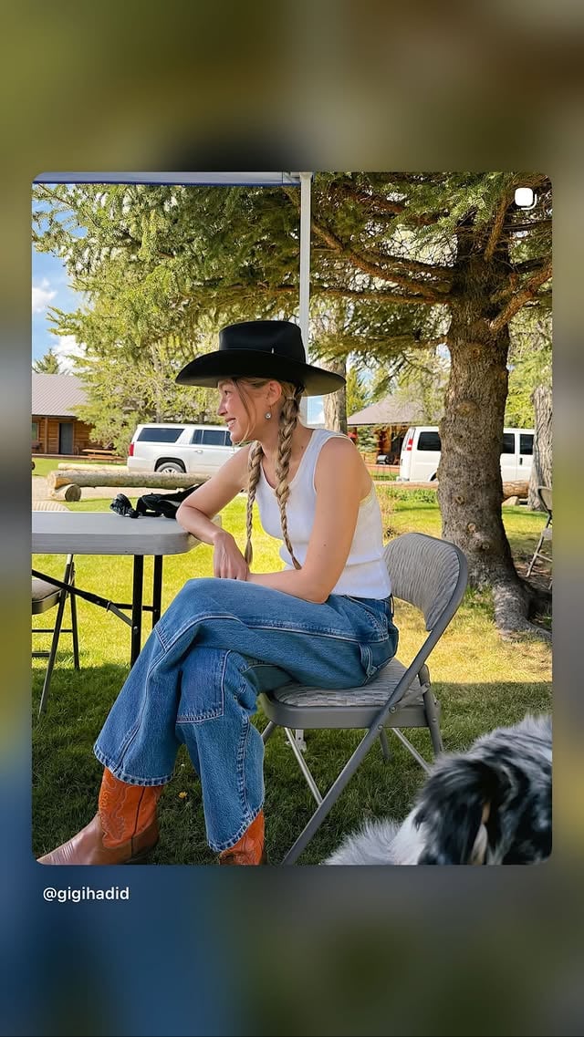 Η Gigi Hadid μας θυμίζει ότι το Western χτένισμα είναι το απόλυτο cool look του καλοκαιριού