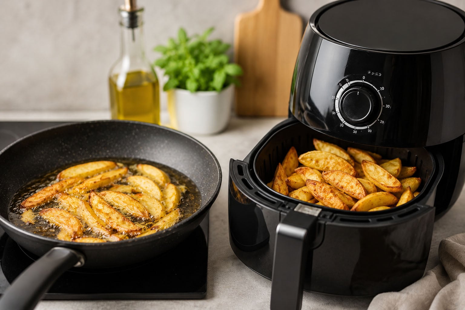 Air fryer ή τηγάνι; Τι δείχνουν οι έρευνες για την πιο υγιεινή επιλογή