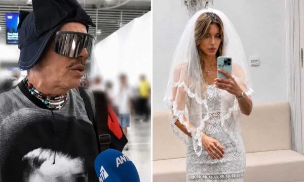 Ο Λάκης Γαβαλάς σχολιάζει το νυφικό της Οικονομάκου: «Ήταν σαν υπολείμματα…»