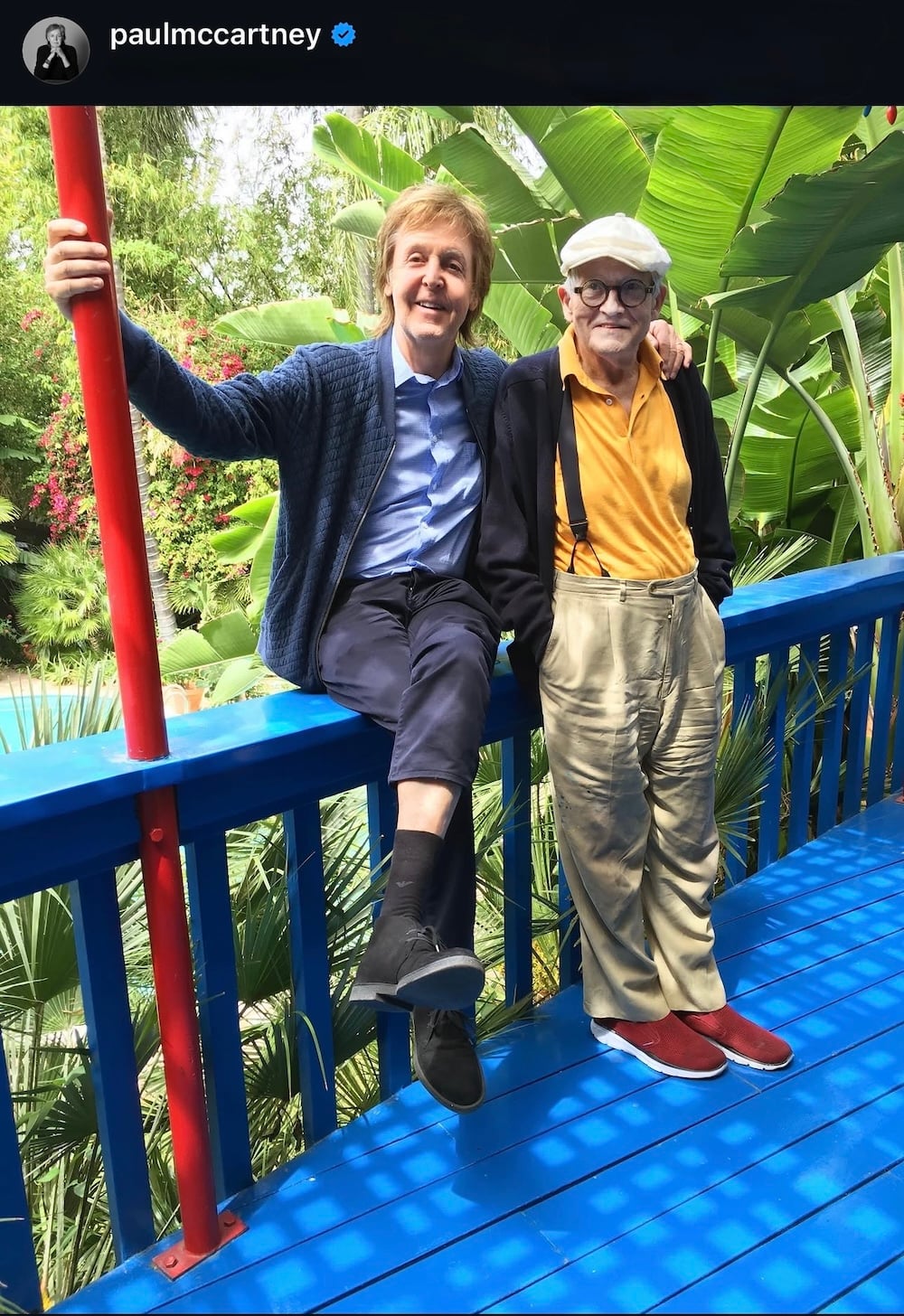 David Hockney: Ο άνθρωπος που ντυνόταν σαν έργο τέχνης