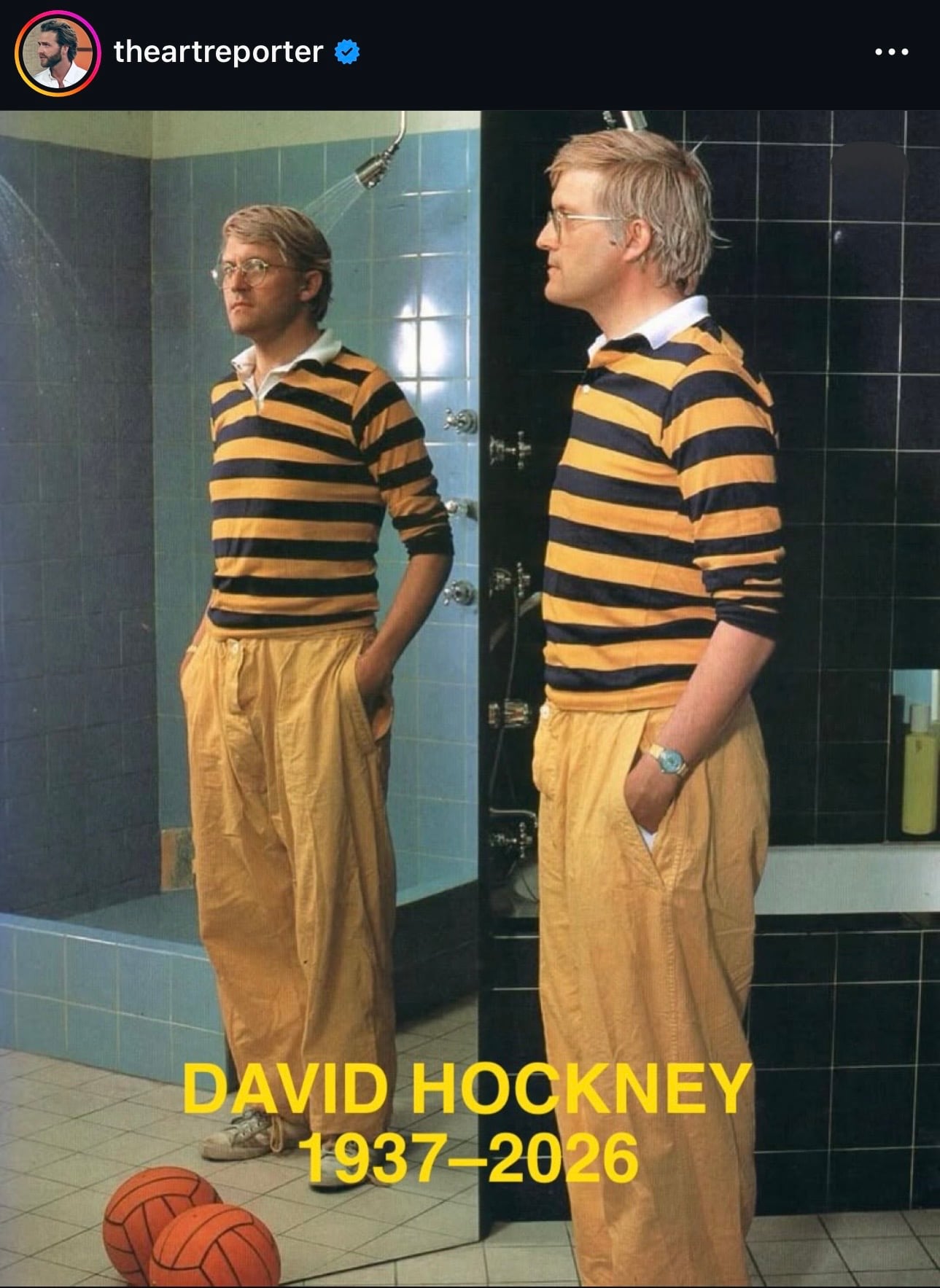 David Hockney: Ο άνθρωπος που ντυνόταν σαν έργο τέχνης