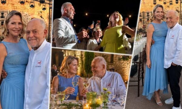 Τζένη Μπαλατσινού: Ποιος επιμελήθηκε το ντύσιμό της στον γάμο της κόρης της – Το ελληνικό σχεδιαστικό δίδυμο που δημιούργησε τις τουαλέτες της