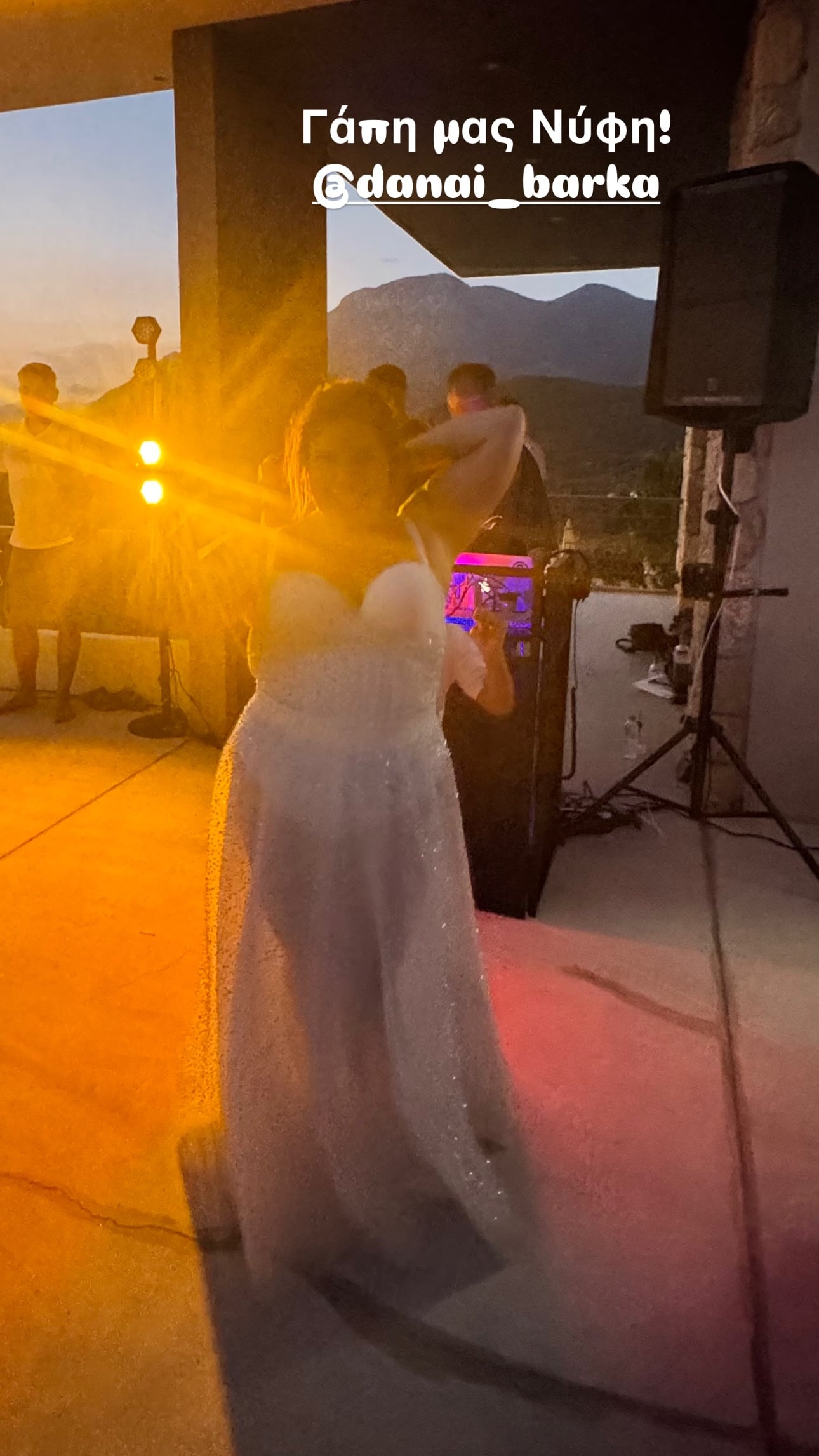 Δανάη Μπάρκα – Φάνης Μπότσης: Η εικόνα από το pre wedding γλέντι τους