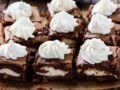 Brownies cheesecake με δροσερό τυρί κρέμα