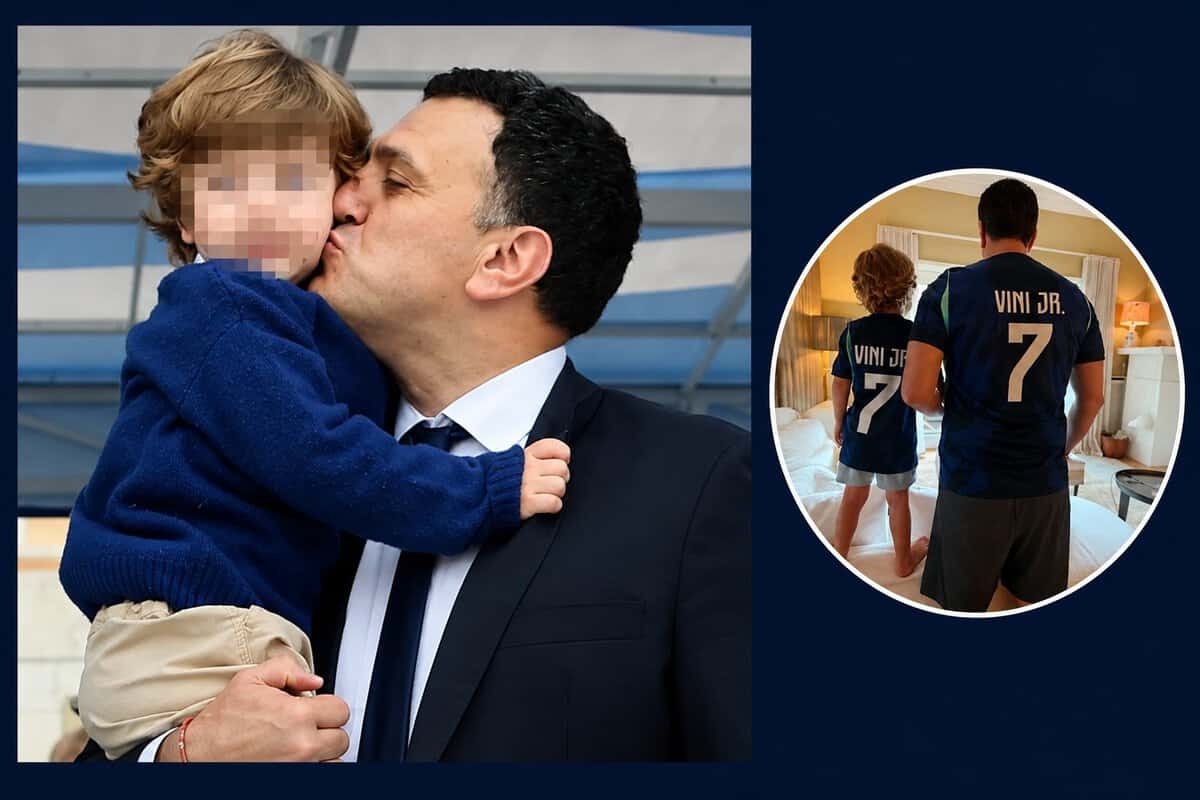 Συγκινεί ο Βασίλης Κικίλιας: «Το πρώτο Μουντιάλ με τον γιο μου» – Η Τζένη τους θαυμάζει και τους σταυρώνει