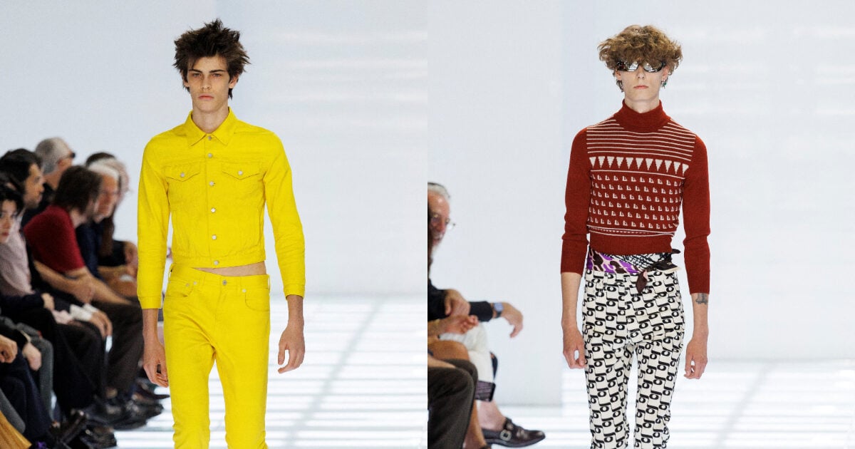 Prada SS27: Η ανδρική σιλουέτα γίνεται πιο χρωματιστή, τολμηρή και σύγχρονη