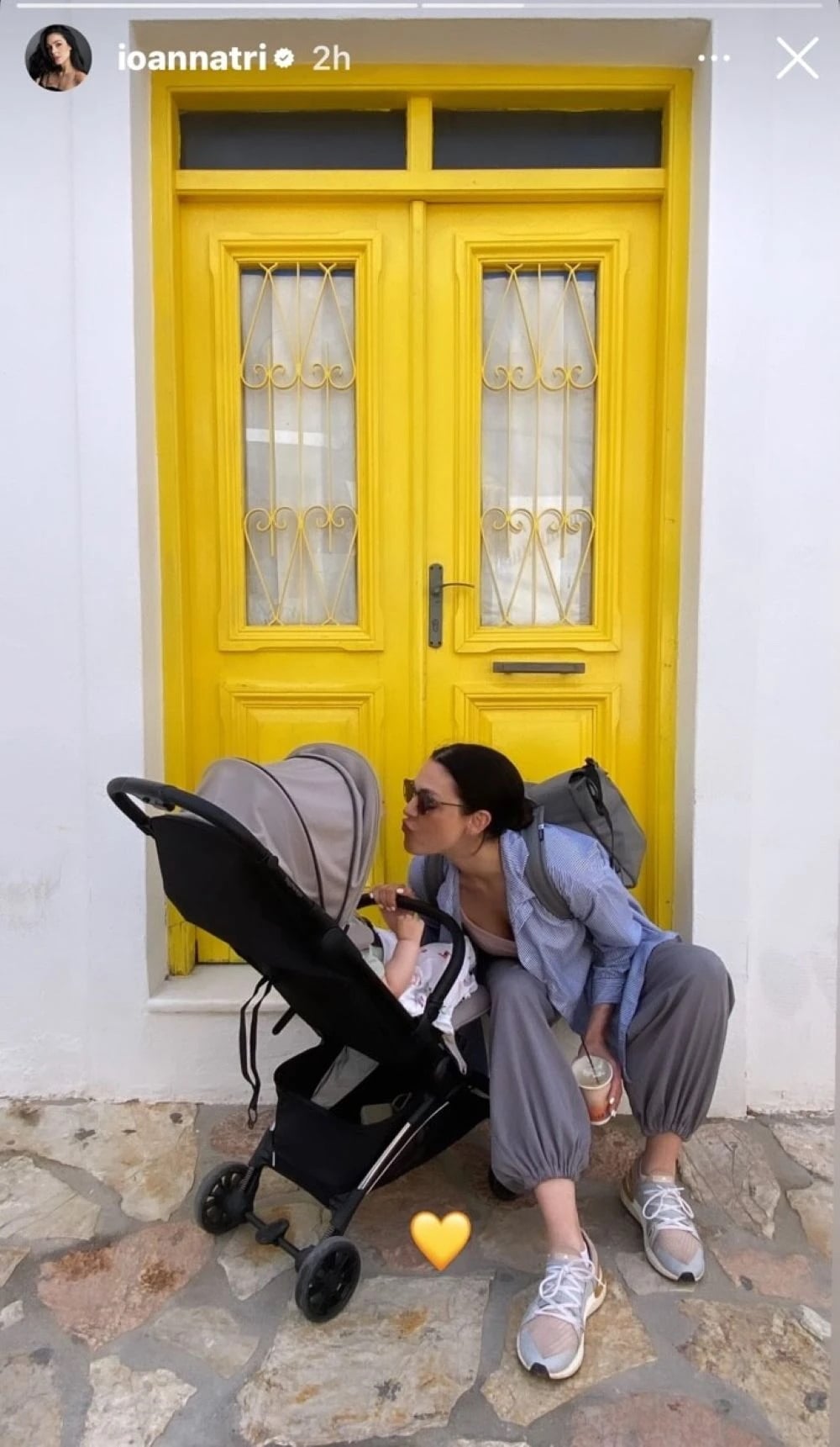 Ιωάννα Τριανταφυλλίδου: Η εικόνα με τον 9 μηνών γιο της στις διακοπές τους