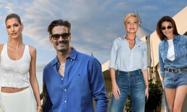 Εντυπωσιακές εμφανίσεις της showbiz σε καλοκαιρινό cocktail πάρτι στα βόρεια προάστια