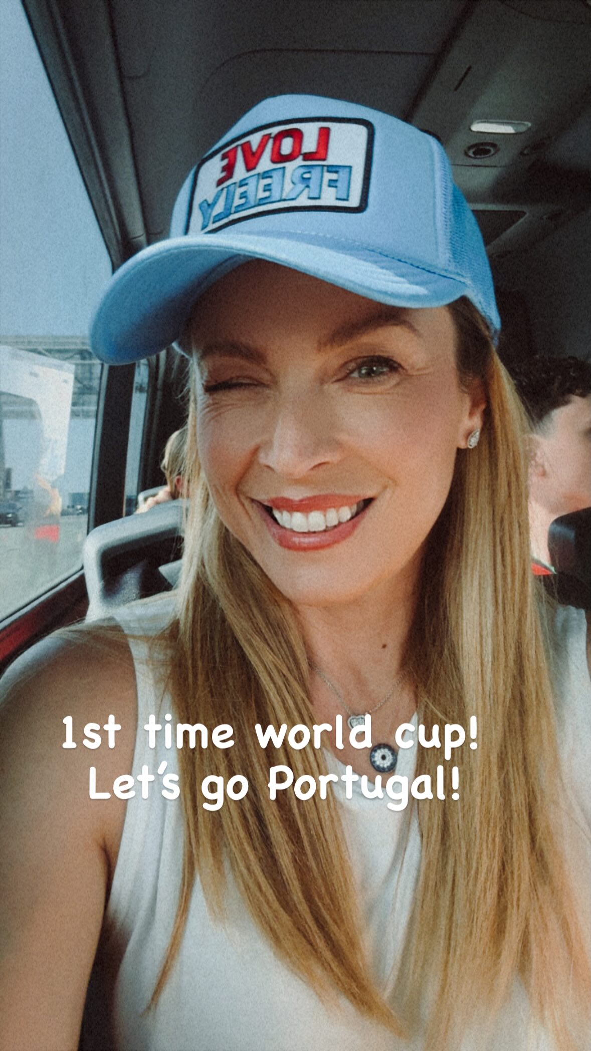 Μαριέττα Χρουσαλά σε αγώνα του Μουντιάλ για πρώτη φορά – Οι φωτογραφίες από τις εξέδρες