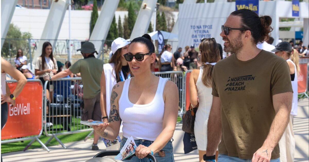 Ευρυδίκη Βαλαβάνη – Γρηγόρης Μόργκαν: Η παρουσία τους με το παιδί στο BeWell Festival