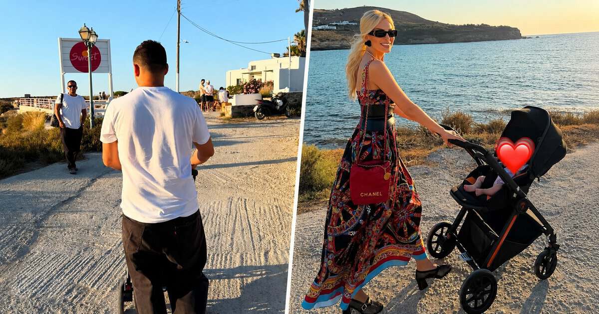 Καινούργιου στην Πάρο με την Ξένια: «Το πρώτο καλοκαίρι μαζί σου» – Διαφημίζει και το καρότσι που το έχει χορηγικό