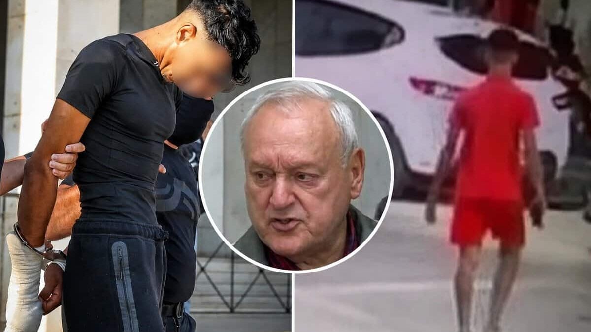 Σταύρος Γεωργίου: Το βίντεο μετά το άγριο φονικό – Ο 28χρονος φεύγει ατάραχος λίγα λεπτά μετά με το λάπτοπ στο χέρι