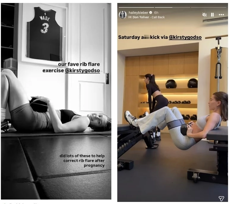 Hailey Bieber: Αποκάλυψε τη νέα της προπόνηση για γλουτούς μετά το Pilates