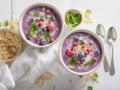 Συνταγή για smoothie με μύρτιλα και αμύγδαλα