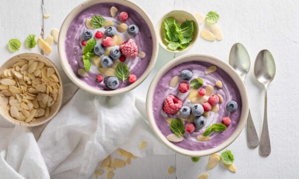 Συνταγή για smoothie με μύρτιλα και αμύγδαλα