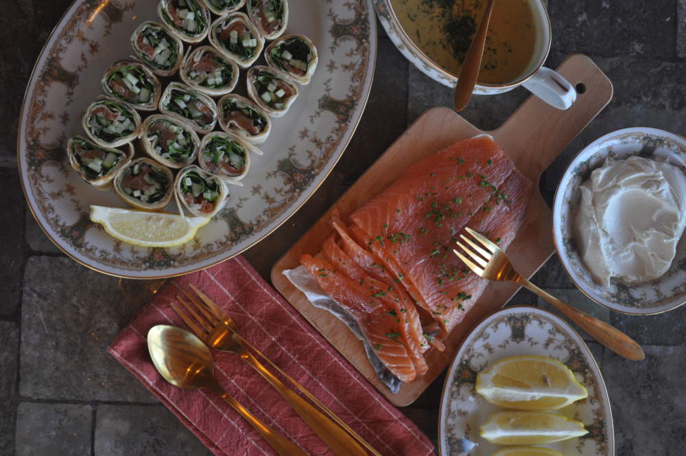 Σολομός Gravlax συνταγή