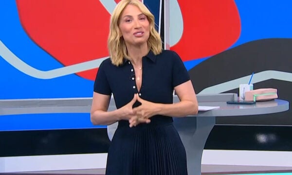 Η Μαρία Ηλιάκη στο «Νωρίς-νωρίς» που ξεκίνησε μια ώρα αργότερα χωρίς τον Κρατερό Κατσούλη