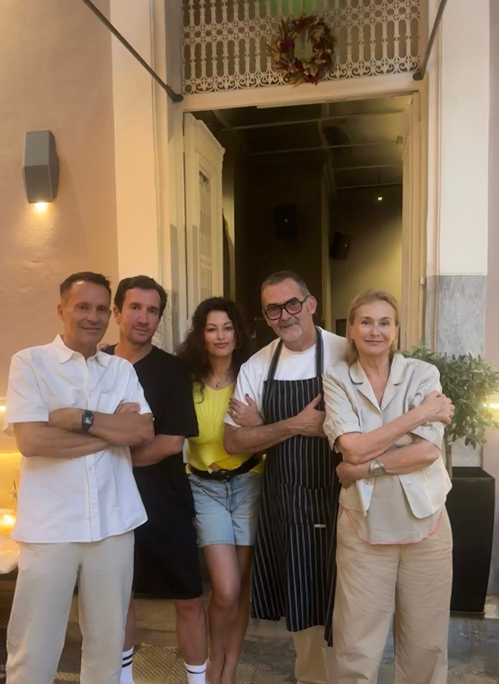 Daniele Chiantini μαγειρεύει για τη διεθνή ελίτ: Valentino, Giorgio Armani, Quentin Tarantino
