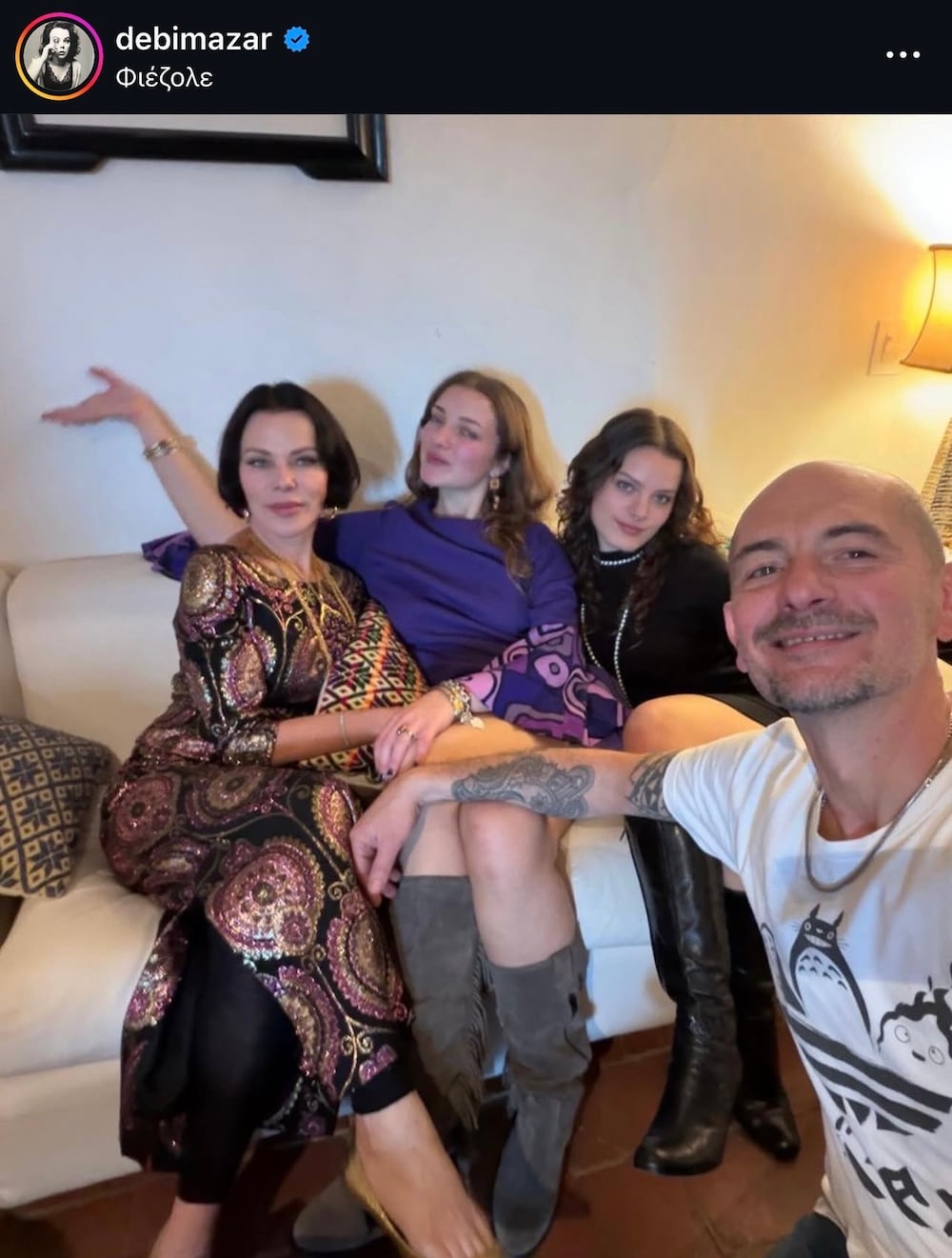 Debi Mazar: δεν ακολούθησε ποτέ τη μόδα, εξελίχθηκε μαζί της