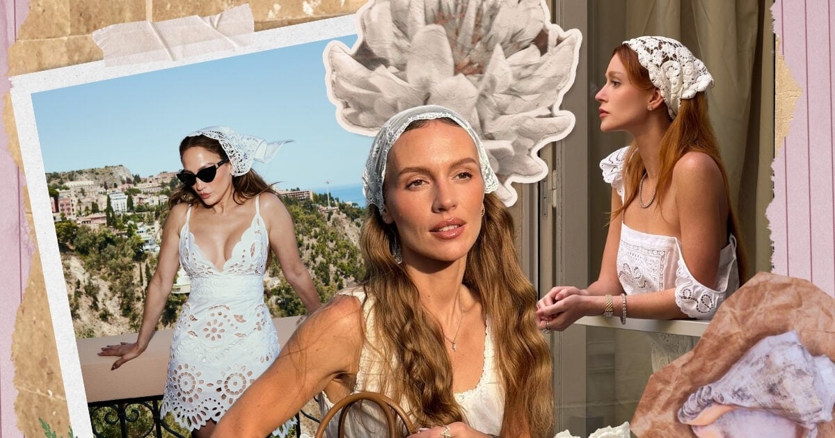 Το δαντελένιο μαντήλι είναι το πιο chic αξεσουάρ μαλλιών του καλοκαιριού που προτιμούν οι celebrities