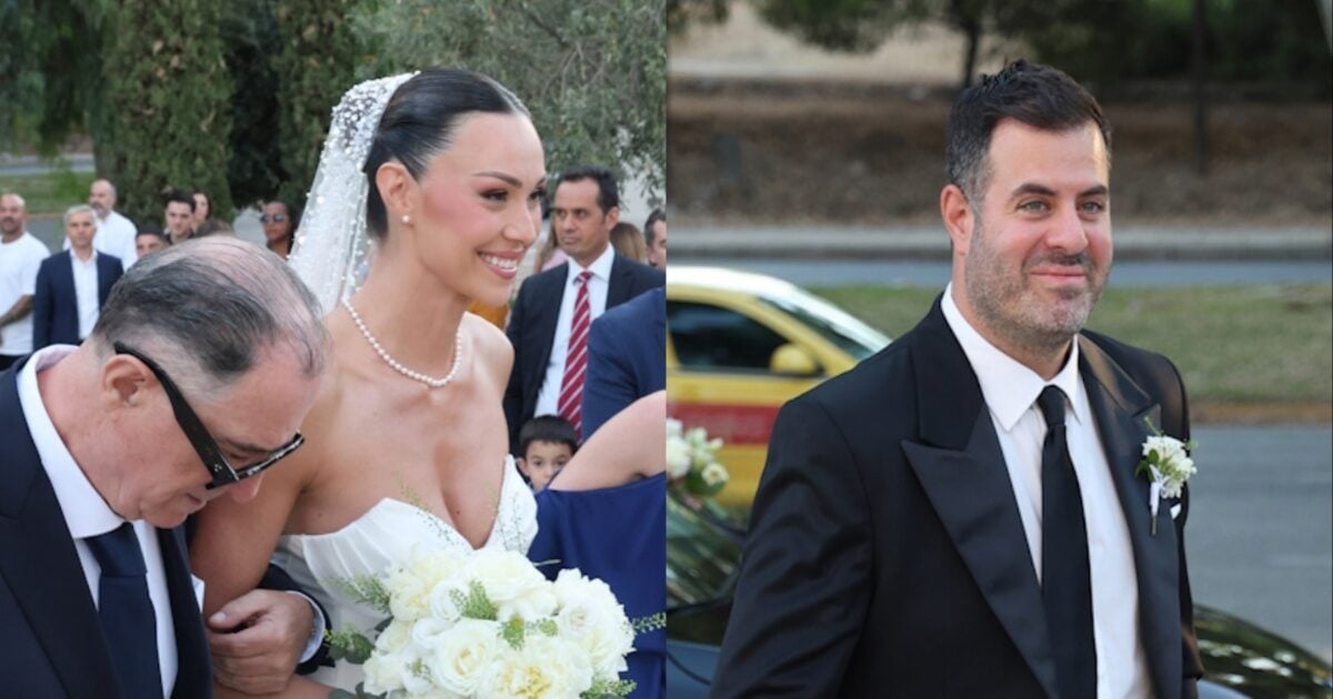 Δώρα Παντέλη – Τζον Μεραμβελιωτάκης: Φωτογραφίες από τον γάμο τους