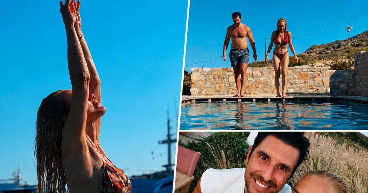 Ντορέττα Παπαδημητρίου – Γιώργος Γεροντιδάκης: Βουτιές στην πισίνα στην Πάρο και συνάντηση με γνωστό ηθοποιό