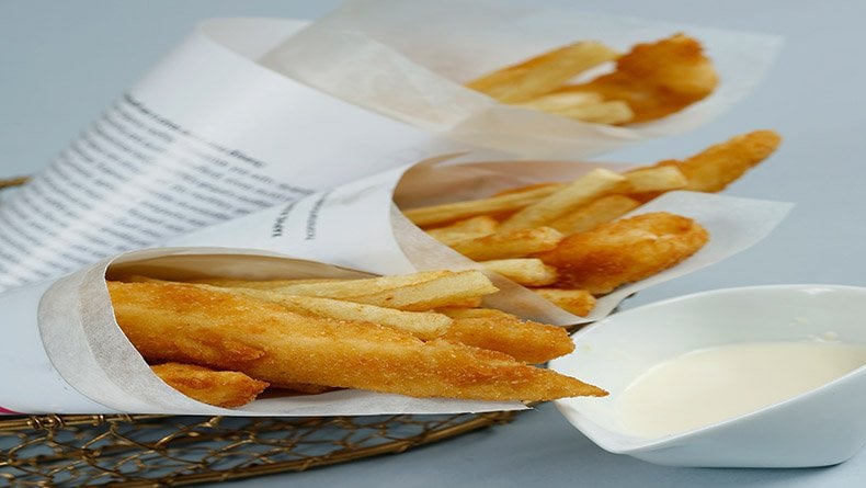 Fish & chips σε χαρτί