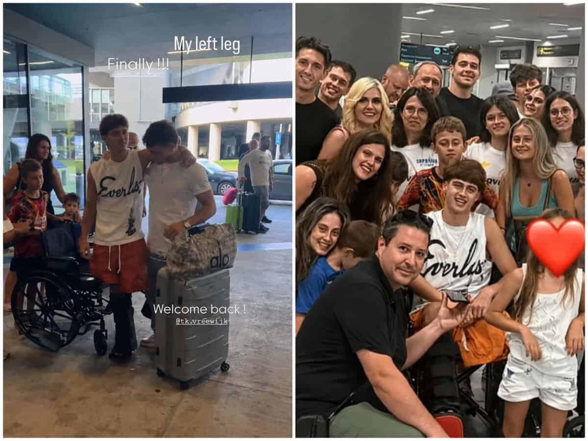 Σταύρος Φλώρος όρθιος ξανά στο «Ελευθέριος Βενιζέλος» και στο σπίτι του