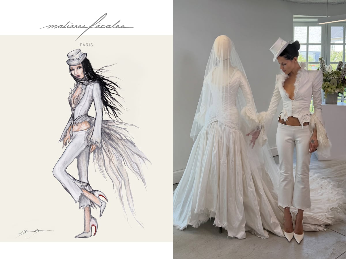 Gabbriette παντρεύτηκε με goth style και είναι η πιο stylish νύφη του καλοκαιριού