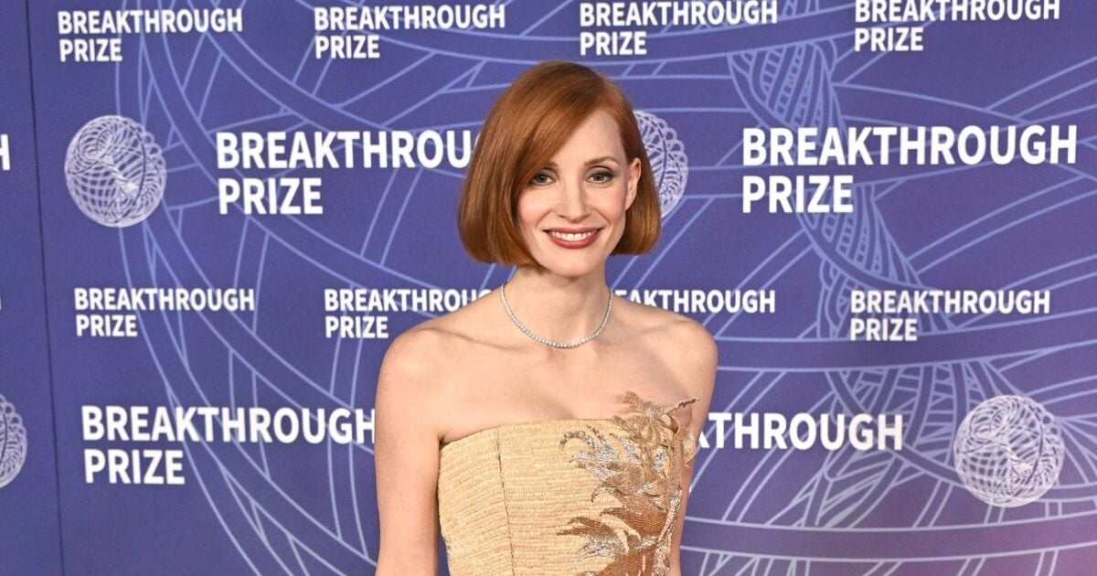 Jessica Chastain: Το french bob στο γάμο της Taylor Swift