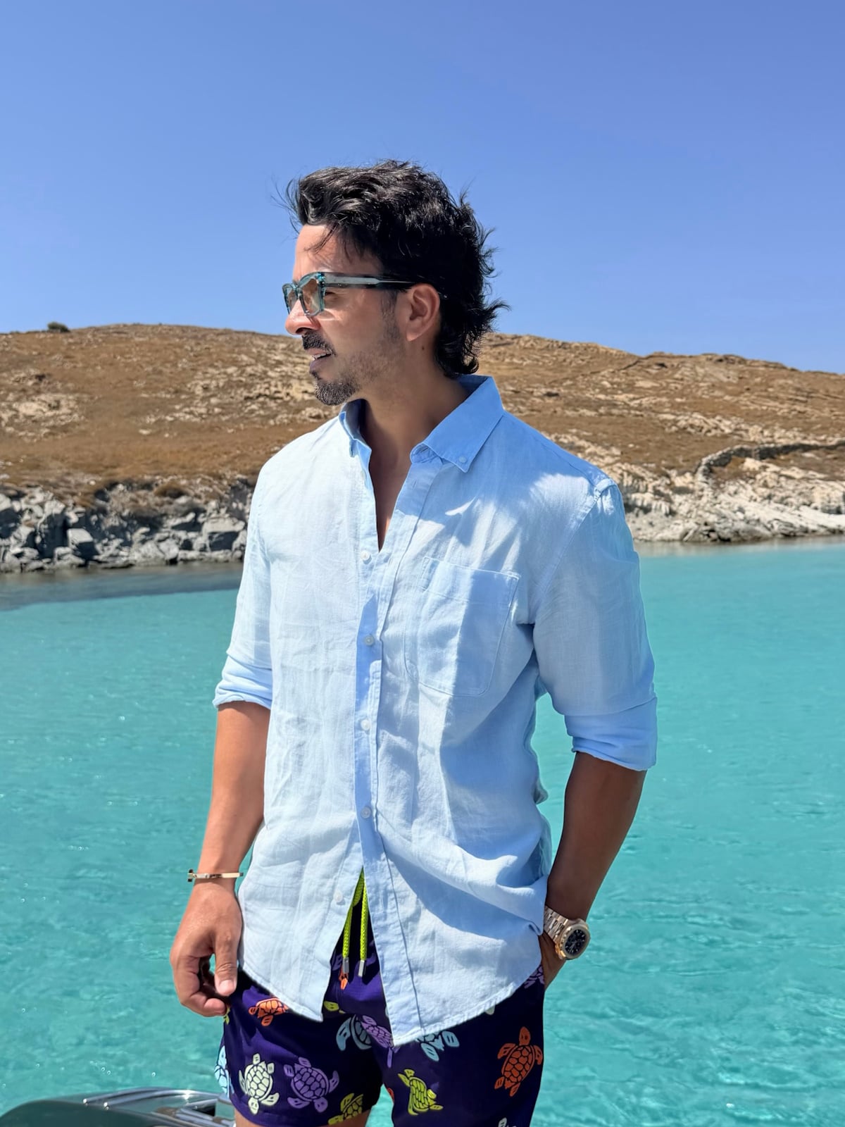 Luis Fonsi διακοπές στην Ελλάδα – Το πάρτι στη Μύκονο