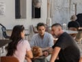 Backstage φωτογραφίες από την Κρήτη: «Δυο μαύρα πουκάμισα»