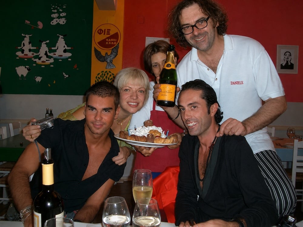 Daniele Chiantini μαγειρεύει για τη διεθνή ελίτ: Valentino, Giorgio Armani, Quentin Tarantino