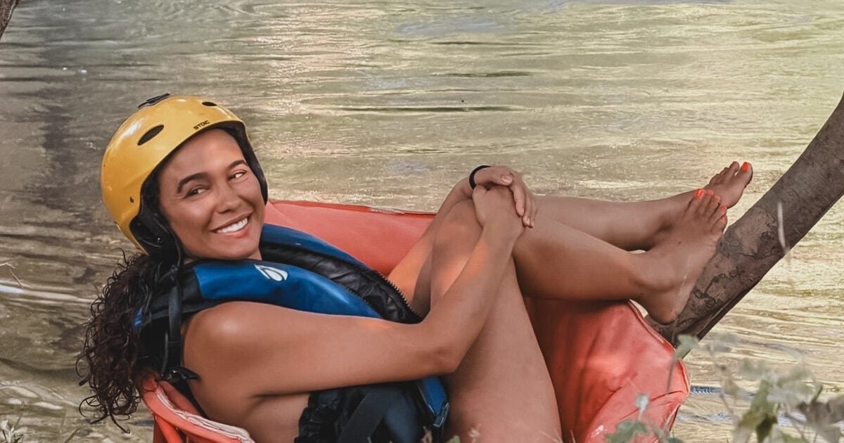 Πηνελόπη Πλάκα έκανε rafting στον Λάδωνα – φωτογραφίες από την εξόρμησή της